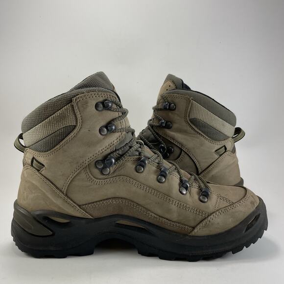 Lowa Renegade GTX Mid Womens Size 9.5 Waterproof Gore-Tex Stone Brown Boots main image 10